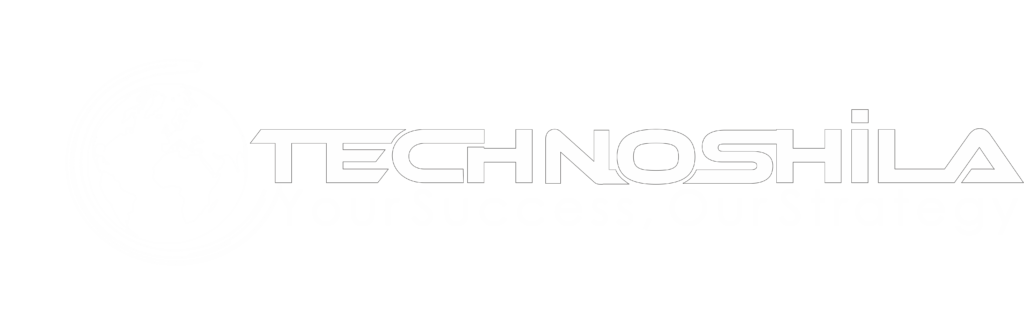 Technoshila white logo